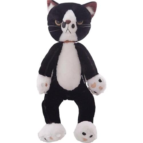 BOLAFYNIA Children Plush Stuffed Toy Japan unhappy cat pillow Baby Kids Toy for Christmas Birthday gift