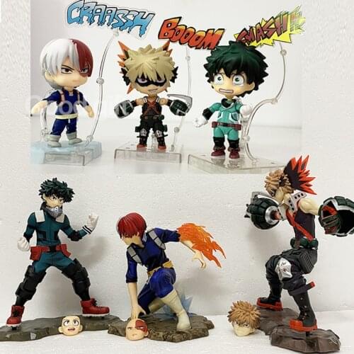 Artfx My Hero Academia Midoriya Izuku Bakugou Katsuki Anime Figures Todoroki Shouto Heros Action Figure Collectible Statue Toy