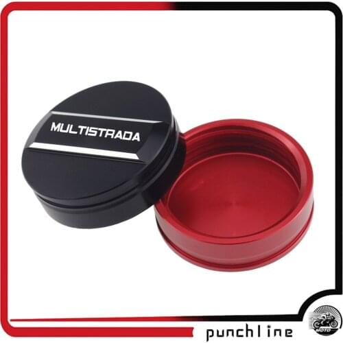 Fit Multistrada 950 S Front Clutch Cover For 1299 Superleggera Hypermotard 950 Hypermotard 1100 Rear Brake Fluid Reservoir Cap