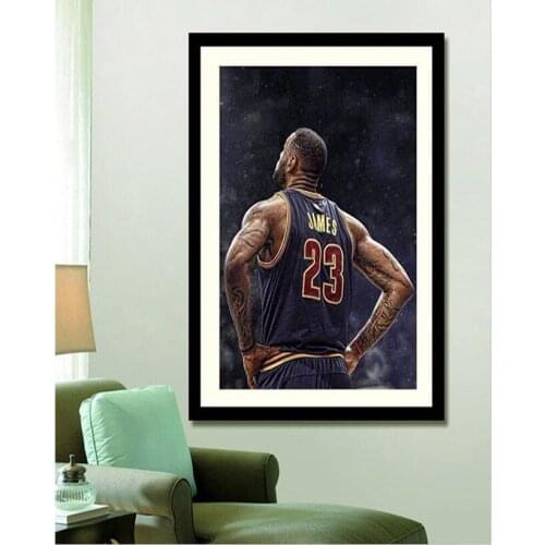 NBA Basketball Star Character Diamond Painting James Full Diamond Bedroom Thread Embroidery Printing Cross Stitch FH6285