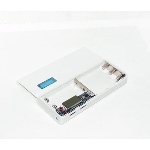 DIY mobile power can be installed five 18650 lithium battery cassette for welding free charging treasure / display