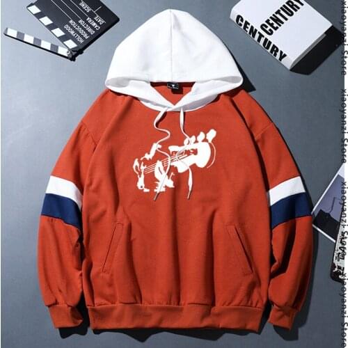 Mens BASS GUITAR BASS PLAYER HAND BASS MUSIC hoodies Cotton Novelty sweatshirts sports pullovers