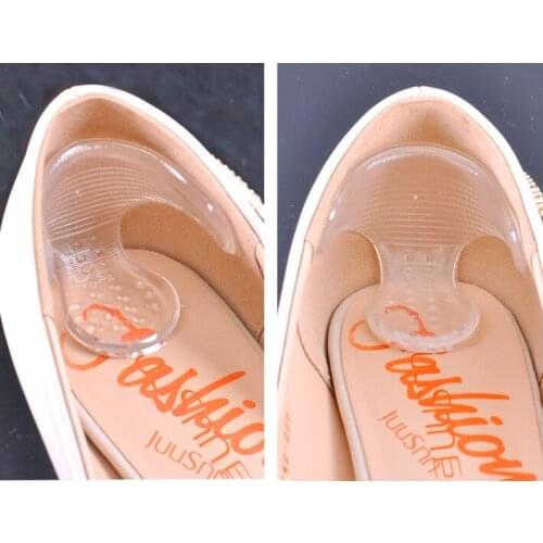 Rearfoot invisible silica gel stickers transparent slip-resistant foot shoes stickers,high heel shoe pad insoles foot care MK303