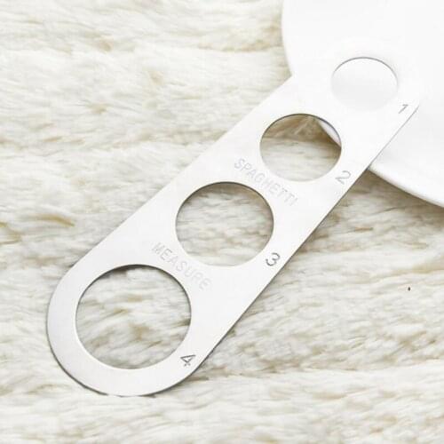 Quevinal Stainless Steel Pasta Spaghetti Noodle Measurer Kitchen Measure Cooking Tools Home Portions Controller