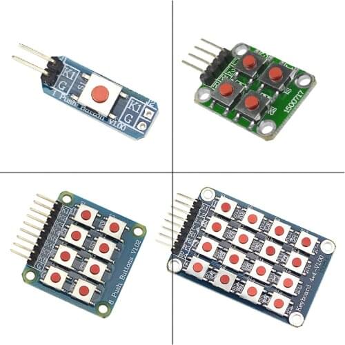 Raspberry Pi 3 Model B 1 4 8 16 Push Buttons Switchs Key Control Module for AVR ARM STM32 for Orange Pi for UNO R3