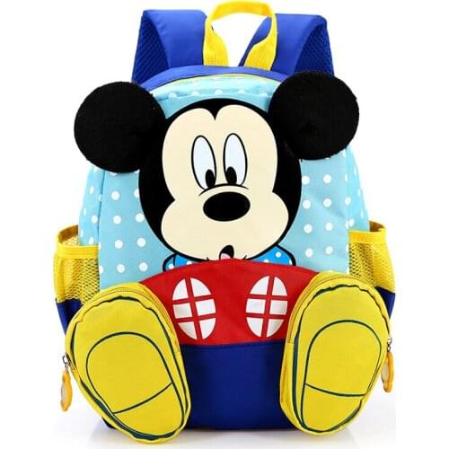 Disney Mickey Mouse Minnie Mouse Backpack Girl Boy Cute Bag Kids Small Bag Mini kawaii Bag