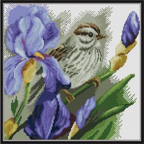 The Sparrow And Flowers Chinese 5d Diamond Painting Full Square Christmas Decorations For Home Wedding Decoration Navidad Gift