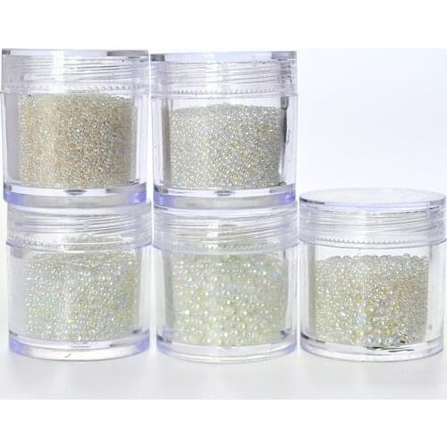 1jar=10g Nail Charm Caviar Nail Art Decorations 5 Colors Jewelry Manicure Accessories Home Phone Decorations