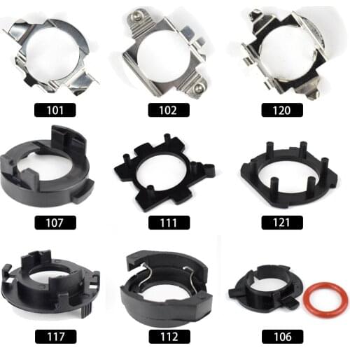 1pair H7 LED Headlight Bulb Base Holder Retainer Headlamp Socket Adapter For Ford Focus/KIA/Mercedes/BMW/Audi/Mazda/NISSAN/Skoda