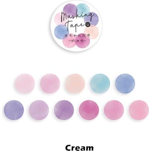 14mm Cool Drink Dots Adhesive Note Stickers Decoration Masking Tapes for Diary Album Planner Home DIY E6818