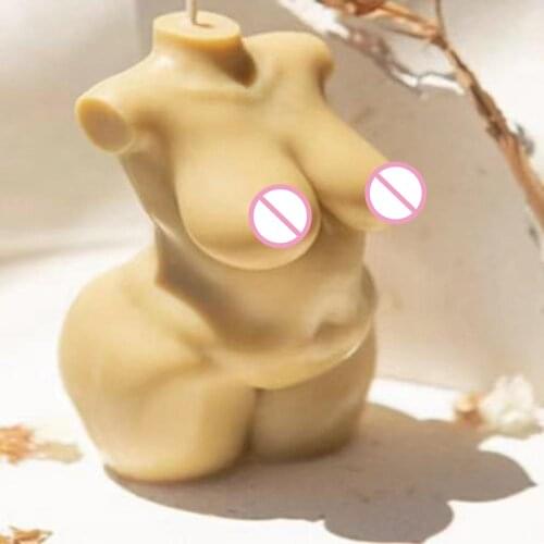 3d Body Candle Mold Silicone Wax Mould Male And Female Design Art Fragrance Candle Making Soap Chocolate Cake Decorating