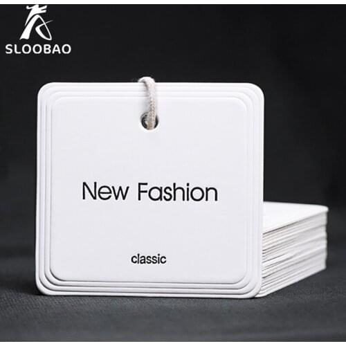 Free shipping, customized tag, customized 800g white card tag, three-dimensional bump bronzing