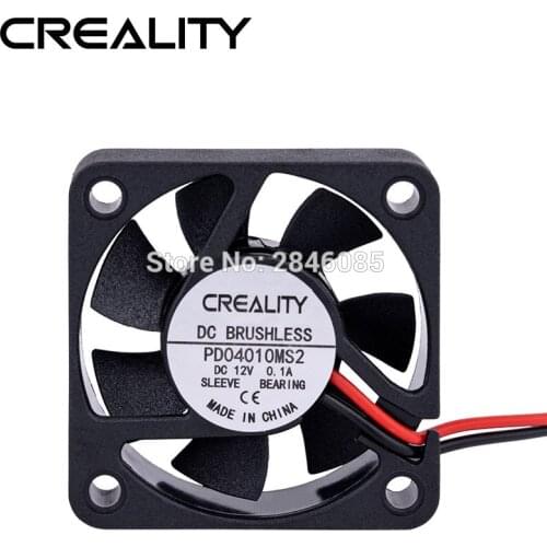CR-10 12V Cooling Fan 40mmx40mmx10mm 4010 Oil bearing For CR-10S /CR-10 S4 S5 3d printers parts