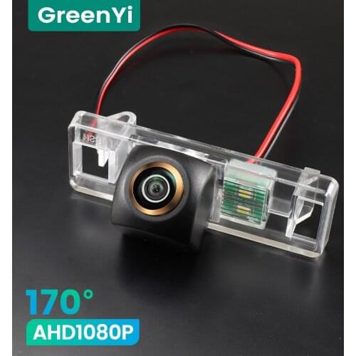 GreenYi 1080P HD 170° Car Rear View Camera For Nissan Note/Tone E11 Geely vision X6 Emgrand X7 X50 X60 Reverse 4 pin Parking AHD