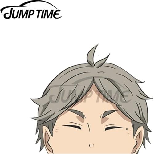 JumpTime 13 x 5.3cm For Sugawara Peeker Decal Scratch-Proof Windows Laptop Car Stickers RV Motorcycle Car Assessoires