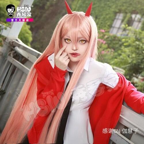 Hot Anime Chainsaw Man Power Blood Demon Power Cosplay Costume Anime Role Playing Props for Halloween Christmas Party