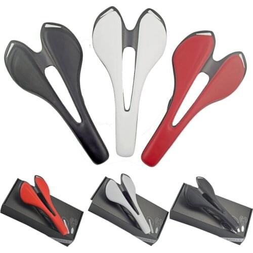 Selim Cojines Carbonio Superlogic Fiber Mountain Bike Road Bicycle Seat Saddle Seatpad Cycling Parts 275*143mm 3k Matte