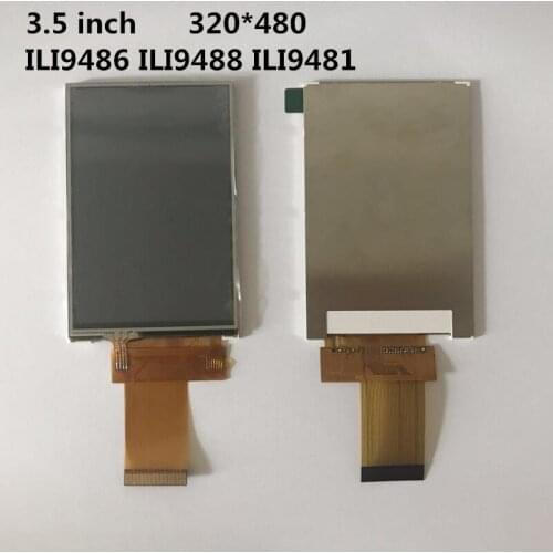 3.5 inch LCD screen display 40Pin Superwide visual angle ILI9481 9486 9488 R61529 IPS full view Controller Resistive touch