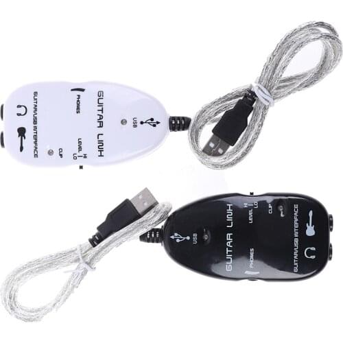 Electric Guitar Cable Audio Interface Adapter For PC Music Recording Accessories For Guitar Players USB Link