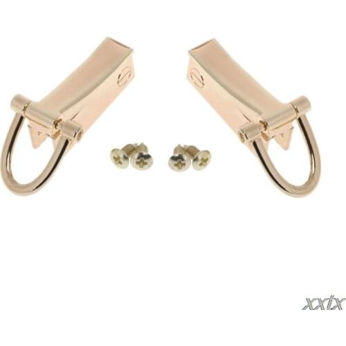 2 Side Metal Clip Hardware Clasp Accessory for DIY Purse Making Handbag Shoulder Crossbody Bags