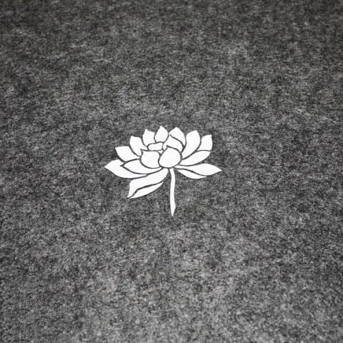 2x Beautiful Flower Lotus Petal Motorcycle Locomotive Rearview Mirror Stickers Car Styling Vinyl Decals Applique