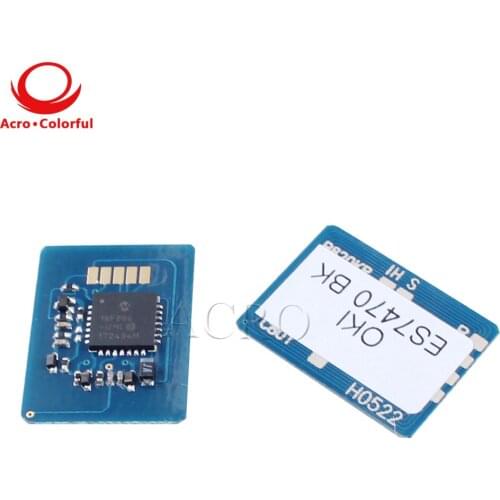 3 SETS reset toner cartridge Chip for OKI ES7470 MFP ES7480 MFP EU version Laser printer