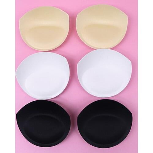 4/3/2Pair Women Bra Pads Set Intimates Accessories Spong Push Up Breast Enhancer Removeable Underwear Inserts Swimsuit Bikini