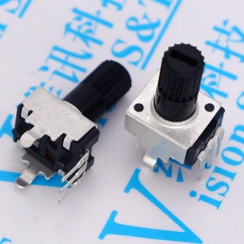 5PCS/LOT RV09 B10K B103 Potentiometer Adjustable Resistance Shaft 3 Pins 0932 Vertical Adjustable Trim Pot Switch Potentiomete