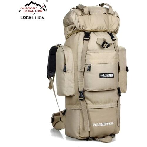 80L Outdoor backpack Camping Travel Bag Professional Men Hiking Backpack Rucksacks sports bag Climbing package