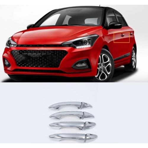 ABS Chrome Exterior car-styling accessories door handle cover right hand drive For HYUNDAI I20 high quality