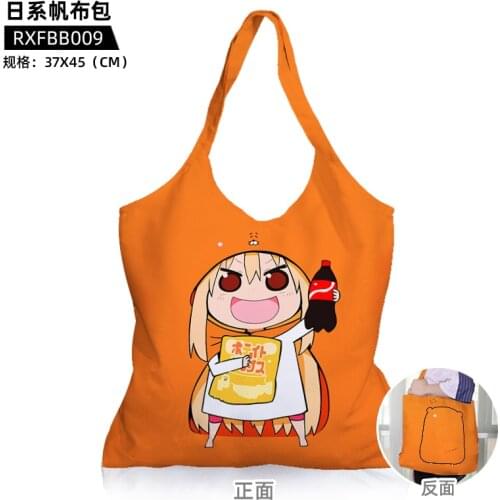 IVYYE Himouto! Umaru-chan Anime Canvas Shoulder Bag Shopping Bags Cartoon Handbag Women Girl Gift