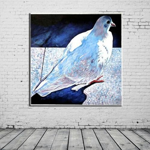 Painting art Pigeon oil painting canvas oil paintings Walled Paper for home wall decoration living room canvas abstract art