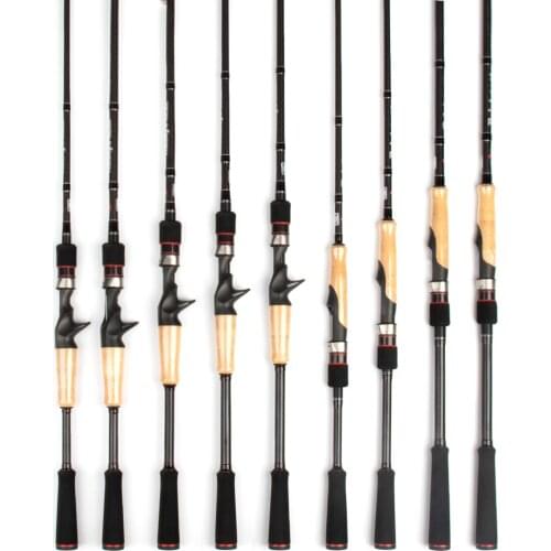 KUYING Rainforest 1.8m 1.9m 1.98m 2.04m 2.05m 2.1m Casting Spinning Lure Fishing Rod Pole Cane Soft Carbon Medium Fast Action