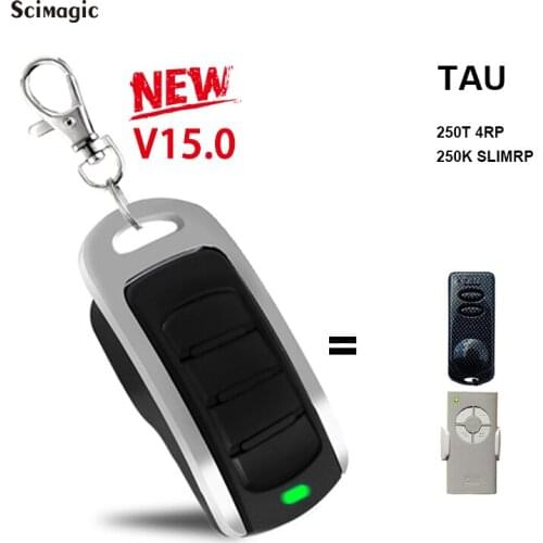 Clone TAU 433.92MHz Remote Control Garage Door Opener For TAU 250T 4RP TAU 250K SLIMRP Rolling Code Transmitter