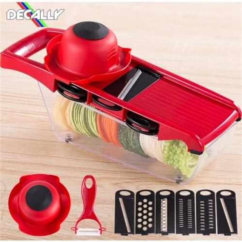 Kitchen Tool Vegetable Cutter with Stainless Steel Blade Manual Potato Peeler Carrot Cheese Grater Dicer Kitchen Accessories