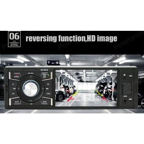 New autoradio 4" 1 din Car Radio Audio Stereo Multimedia MP5 Player Bluetooth FM Receiver USB AUX-IN SD Support Backup Camera