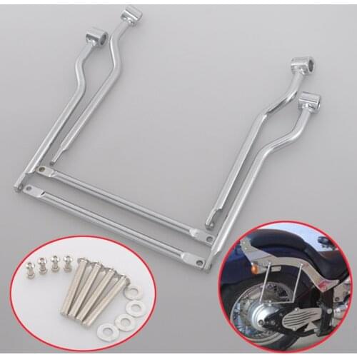 Motorcycle Saddle bag Support Bars Mounts Bracket For Honda VT750 VT400 Shadow VT1100 VTX1800 1300 STEED VLX400 600 Magna VF250