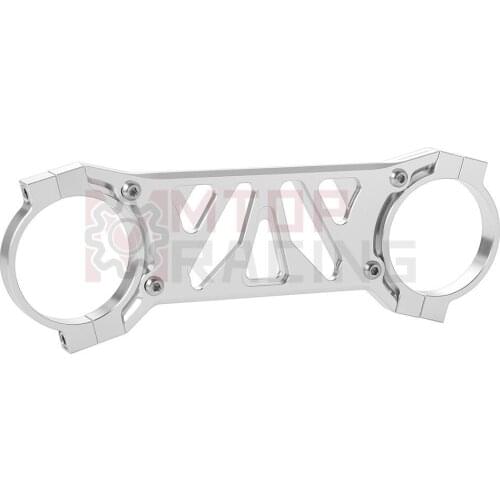 Front Fork Stabilizer Brace Silver Gold For Kawasaki ZR1100 ZEPHYR 1992-2001 Fork Brace 1993 1994 1995 1996 1997 1998 1999 2000