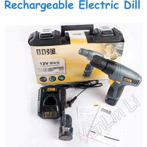 Rechargeable Hand Drill Household Electric Screwdriver Multi-function Electric Drill Machine 5241-Li-12S