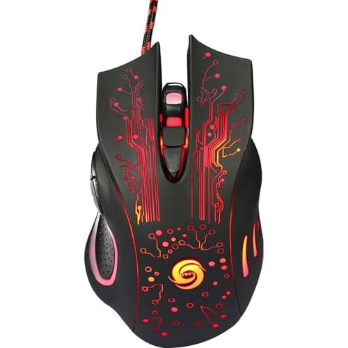Professional Pro Mouse Gamer Computer Mice Hot 6D USB Wired Gaming Mouse 3200DPI 6 Buttons LED Optical for PC Laptop Games Mice