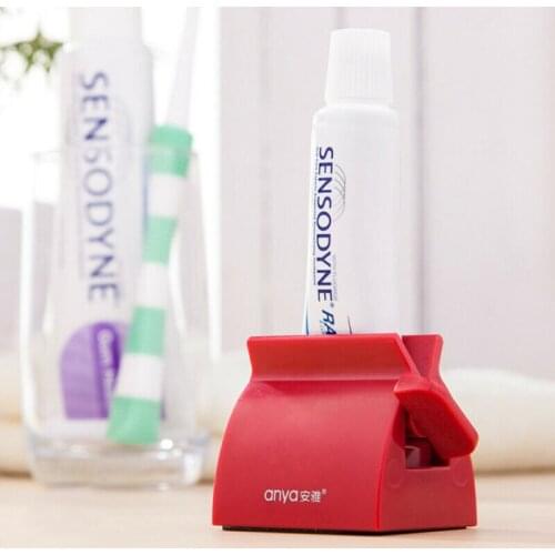 Toothpaste Squeezer Bath Rolling Tube Toothpaste Squeezer Toothpaste Dispenser Seat Holder Stand