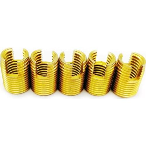 Self Tapping inserts M2 M2.5 M3 M4 M5 M6 M8 M10 M12 M14 Carbon Steel threaded insert thread repair kit Nut Repair helicoil