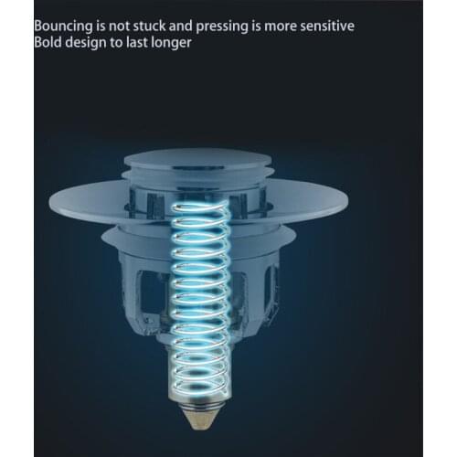 K1KA Detachable Bathtub Drain Plug Bathroom Sink Drains Plug Push-type Bounce Core kitchen Accessories Easy to Install