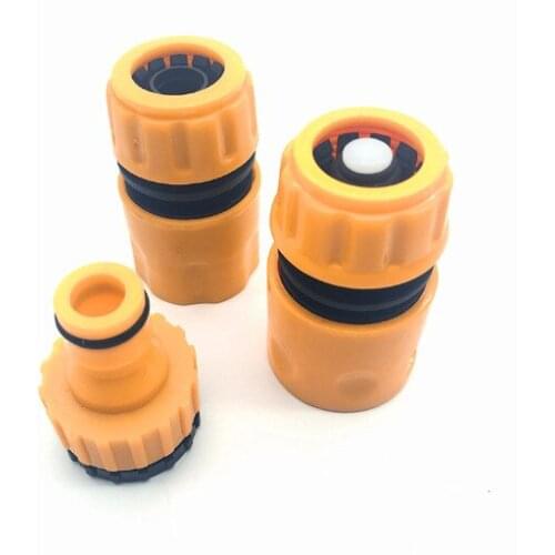 Garden Hose Tap Connector Fitting Water Attachments Nozzle 3 PC