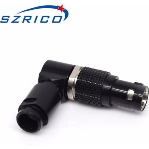 SZRICO push pull connector 1B 360 ° rotating elbow connector for industrial camera