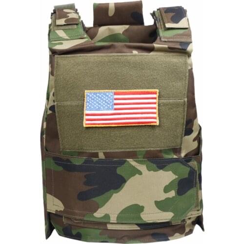 TACTICAL AIRSOFT PAINTBALL VEST WOODLAND CAMO