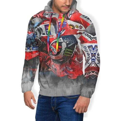 Lorenzo Hoodie Jorge Lorenzo Hoodies Streetwear Mens Pullover Hoodie Long Length Polyester Warm Big Hoodies