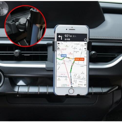 For Lexus UX ZA10 UX200 UX250h 2018-2021 Car Accessories Rotational Smartphone Holder Air Vent Sucker Bracket Stand