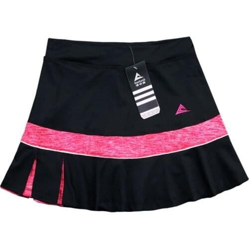 Womens Half-length Tennis Skirt Quick Dry Feather Running Fitness Dance Skirt Slim Was Thin All-match Small Pleated Skort