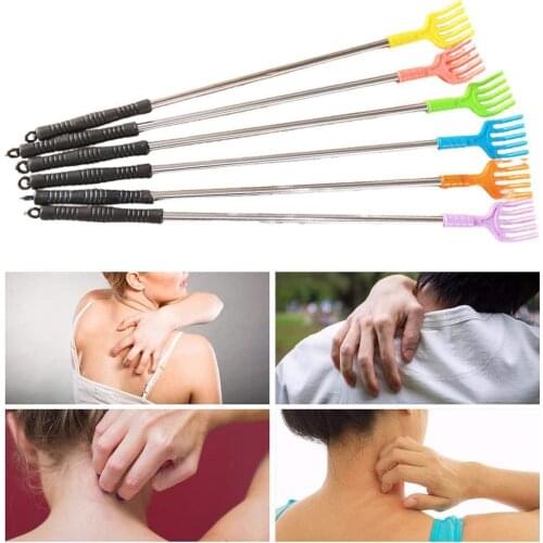 1pcs Back Scratcher Telescopic Scratching Backscratcher Scraper Telescoping Extendable Itch Relaxation Back Care Health Mas U7F1